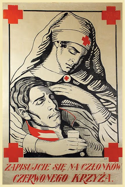 Plakat zapisz się do PCK